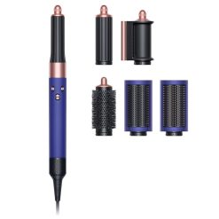 حالت دهنده مو دایسون مدل Dyson Airwrap HS05 Long-Vinca Blue/Rose (آبی نفتی-رزگلد)